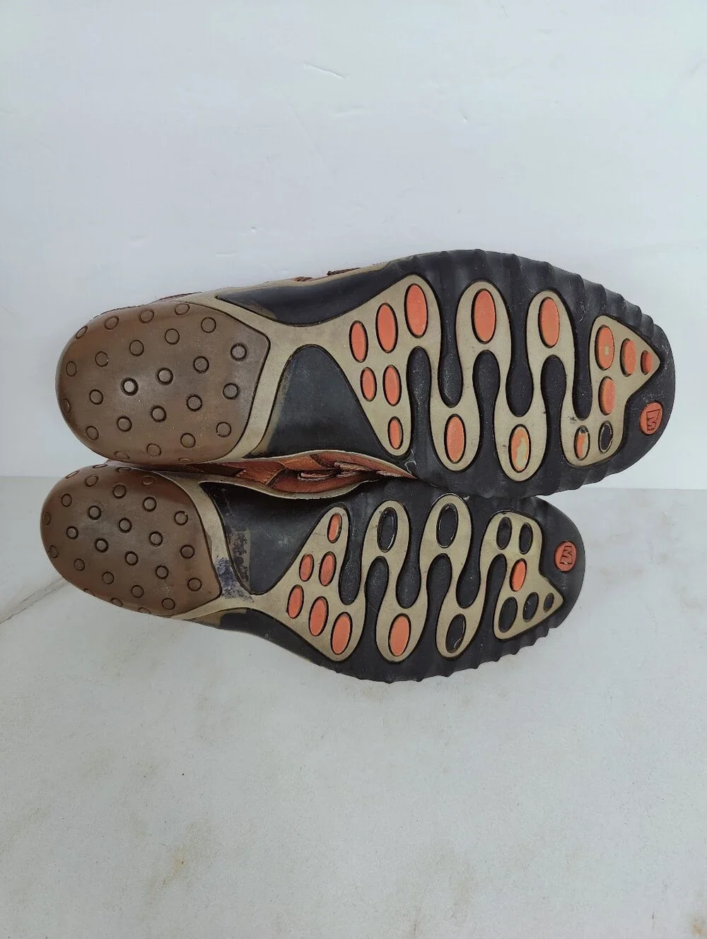 Merrell Men's Downforce Tan Brown Leather Sneakers, Sz 8